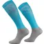 Platinum Ladies Silicon Tech Grip Socks Turquoise